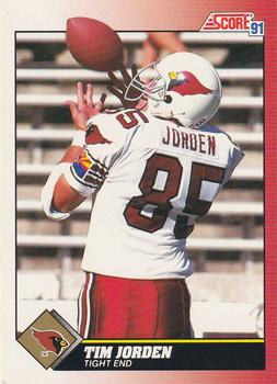 1991 Score #205 Tim Jorden Front