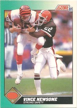 1991 Score Supplemental #4T Vince Newsome Front