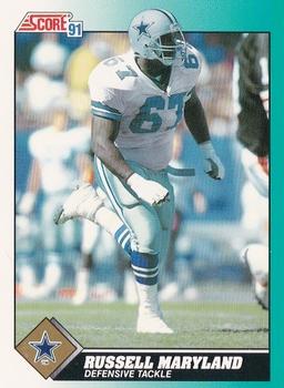 1991 Score Supplemental #61T Russell Maryland Front