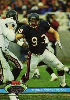 1991 Stadium Club #135 Trace Armstrong Front