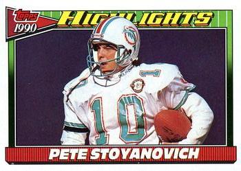 1991 Topps #4 Pete Stoyanovich Front