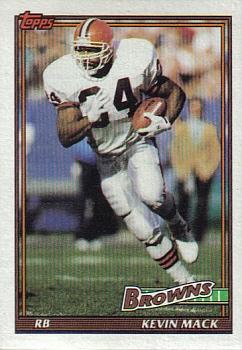 1991 Topps #607 Kevin Mack Front
