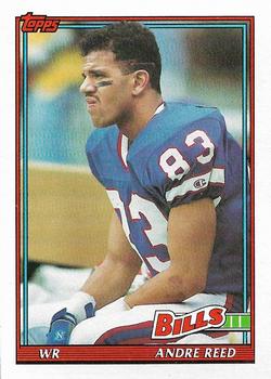 1991 Topps #54 Andre Reed Front