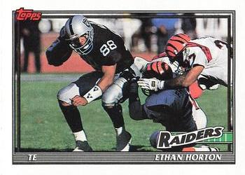 1991 Topps #86 Ethan Horton Front