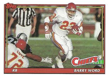 1991 Topps #153 Barry Word Front