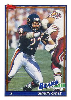 1991 Topps #160 Shaun Gayle Front