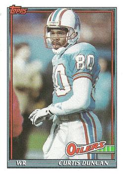 1991 Topps #241 Curtis Duncan Front