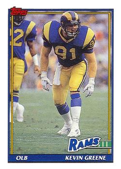 1991 Topps #542 Kevin Greene Front
