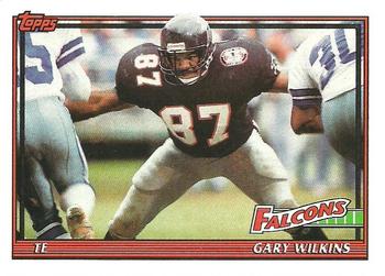 1991 Topps #588 Gary Wilkins Front