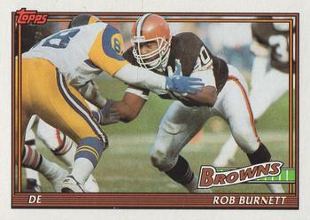 1991 Topps #599 Rob Burnett Front