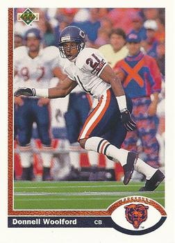 1991 Upper Deck #505 Donnell Woolford Front