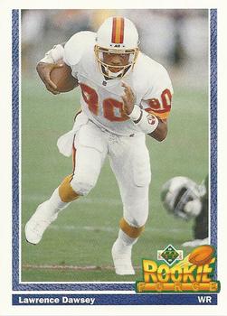 1991 Upper Deck #629 Lawrence Dawsey Front