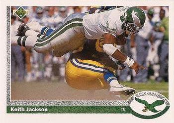 1991 Upper Deck #127 Keith Jackson Front