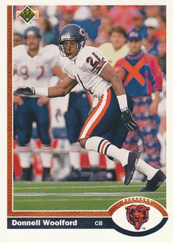 1991 Upper Deck #505 Donnell Woolford Front