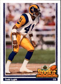 1991 Upper Deck #648 Todd Lyght Front