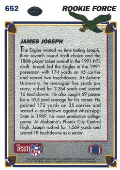 1991 Upper Deck #652 James Joseph Back