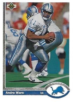 1991 Upper Deck #301 Andre Ware Front