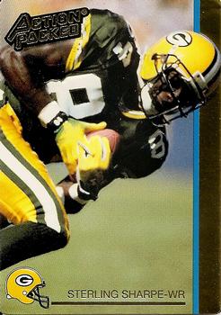 1992 Action Packed #81 Sterling Sharpe Front