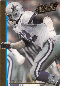 1992 Action Packed #57 Tony Tolbert Front