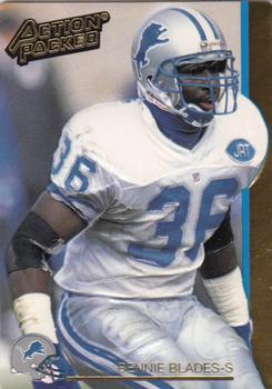 1992 Action Packed #74 Bennie Blades Front