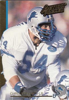 1992 Action Packed #77 Chris Spielman Front