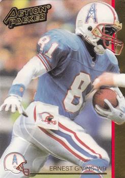 1992 Action Packed #92 Ernest Givins Front