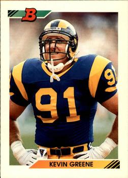1992 Bowman #24 Kevin Greene Front