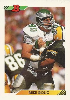 1992 Bowman #356 Mike Golic Front