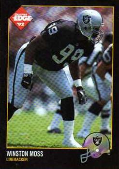 1992 Collector's Edge #81 Winston Moss Front