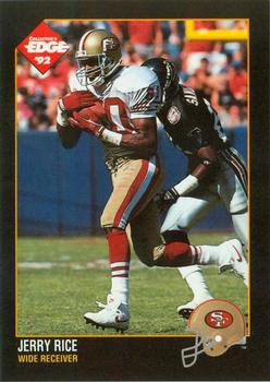 1992 Collector's Edge #156 Jerry Rice Front