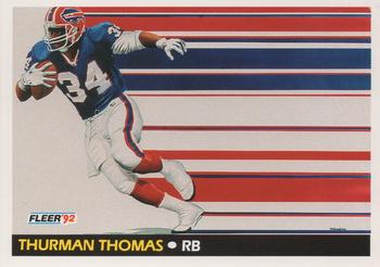 1992 Fleer #476 Thurman Thomas Front