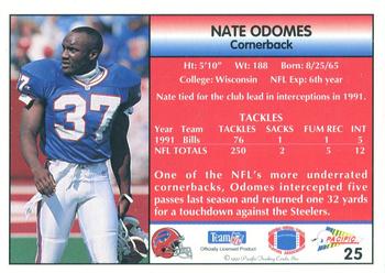 1992 Pacific #25 Nate Odomes Back