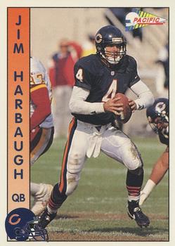 1992 Pacific #30 Jim Harbaugh Front