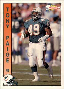 1992 Pacific #171 Tony Paige Front