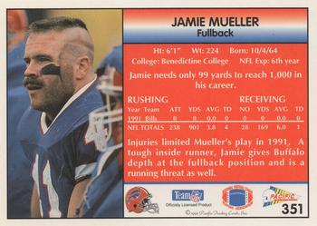 1992 Pacific #351 Jamie Mueller Back