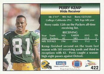 1992 Pacific #422 Perry Kemp Back