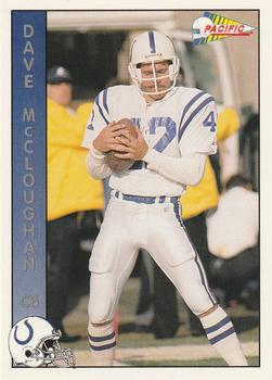 1992 Pacific #446 Dave McCloughan Front