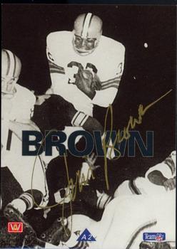 1992 All World - Autographs #A2 Jim Brown Back