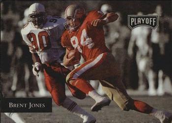 1992 Playoff #13 Brent Jones Front