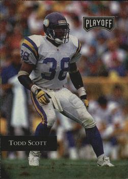 1992 Playoff #38 Todd Scott Front