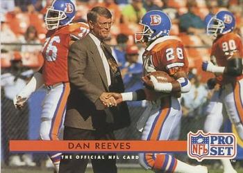 1992 Pro Set #162 Dan Reeves Front