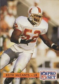 1992 Pro Set #338 Keith McCants Front