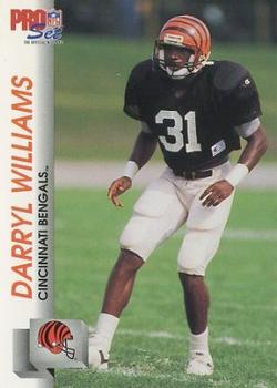 1992 Pro Set #463 Darryl Williams Front