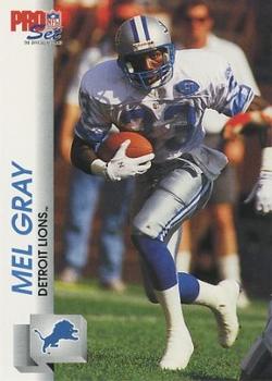 1992 Pro Set #493 Mel Gray Front