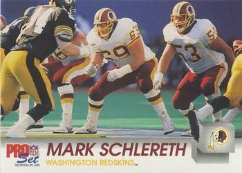 1992 Pro Set #679 Mark Schlereth Front