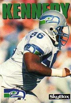 1992 SkyBox Impact #16 Cortez Kennedy Front