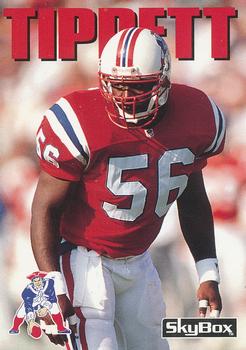 1992 SkyBox Impact #187 Andre Tippett Front