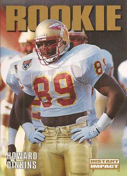 1992 SkyBox Impact #344 Howard Dinkins Front