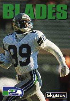 1992 SkyBox Impact #92 Brian Blades Front