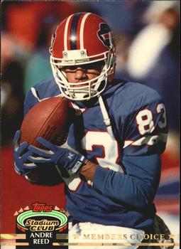 1992 Stadium Club #601 Andre Reed Front